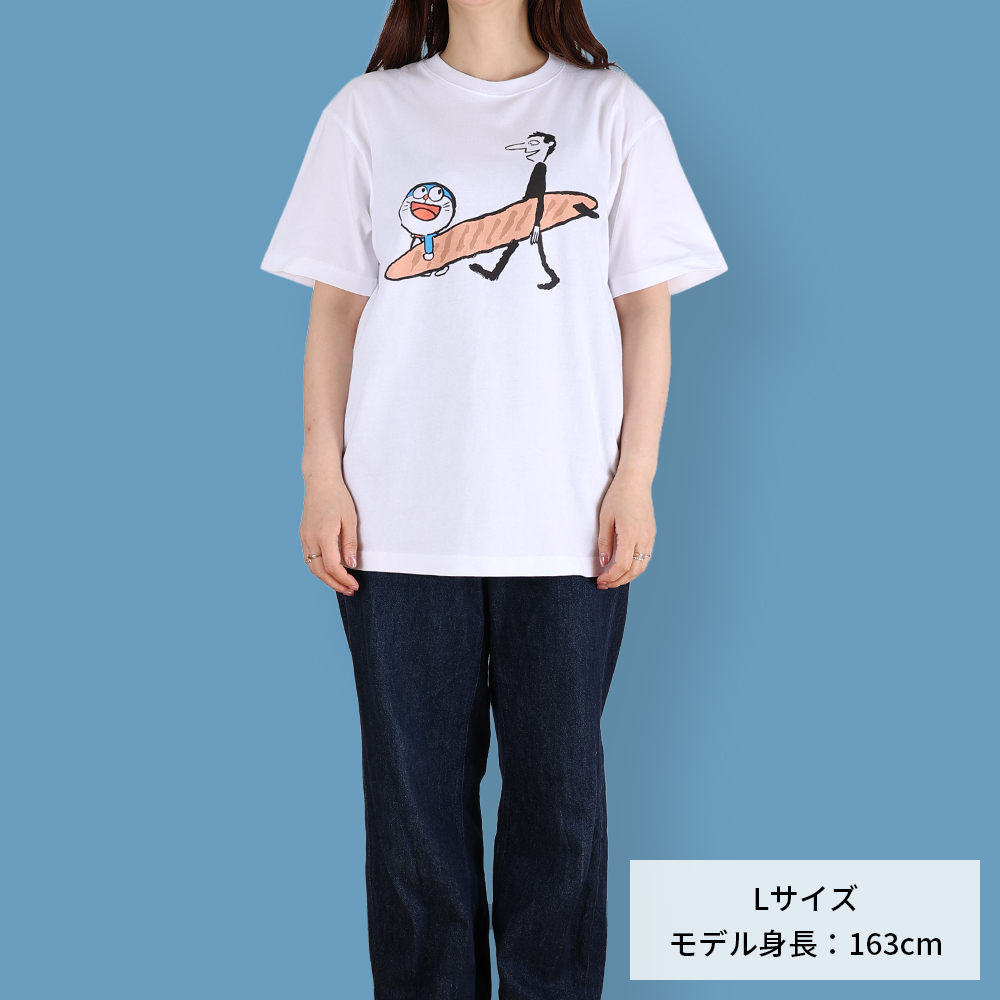 DORAEMON ＆ Jean Jullien T-SHIRT Surfing M｜ドラえもん未来デパート