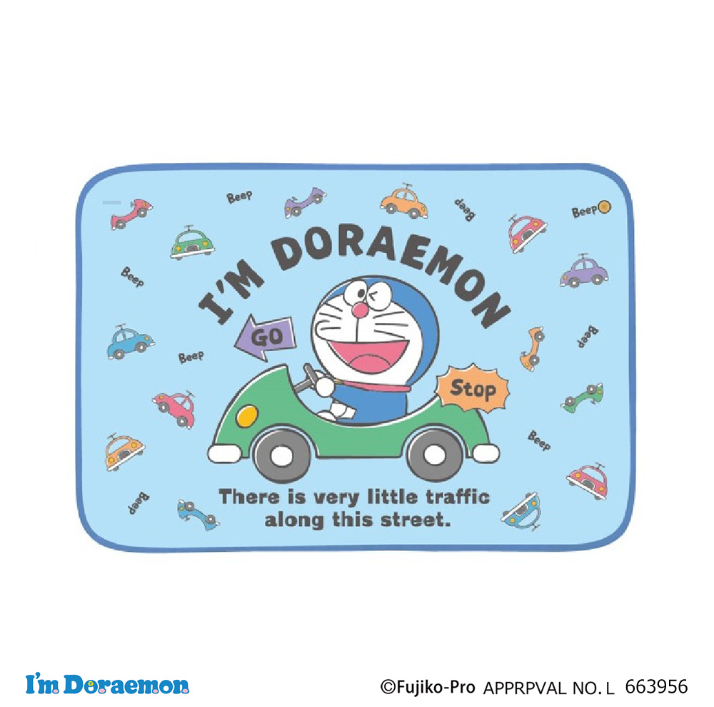 アイムドラえもん ふわふわブランケット(ボタン付き)　