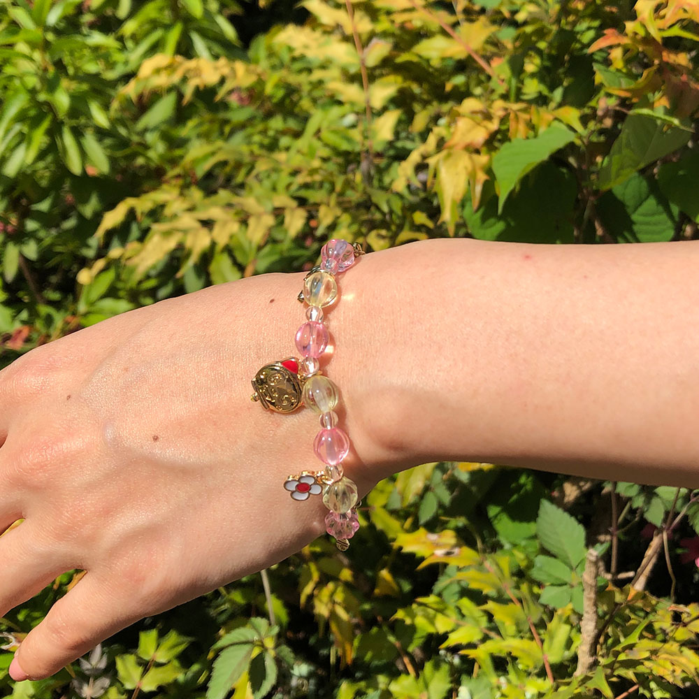 もんちゃん　ルドラクシャブレスレット他 ルドラクシャブレスレット｜ルドラクシャ＆ホワイトムーン