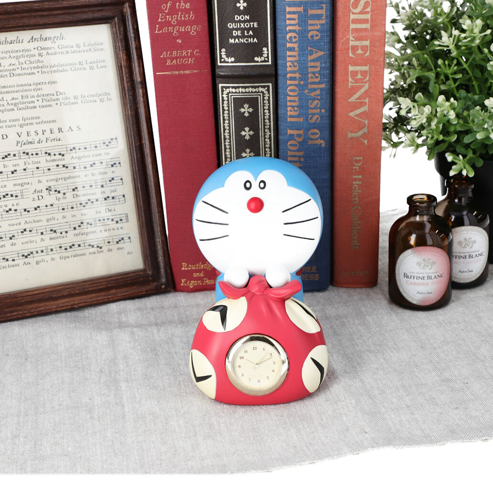 【新品・未開封】ドラえもん未来デパート限定　タイム風呂敷の置き時計 新品・未開封】ドラえもん未来デパート限定 タイム風呂敷の