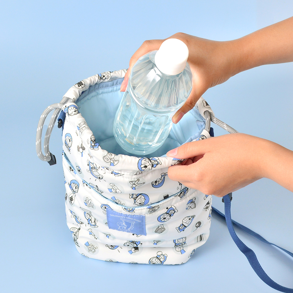 ドラえもん 大長編 キルティング巾着ポシェット｜ドラえもん未来