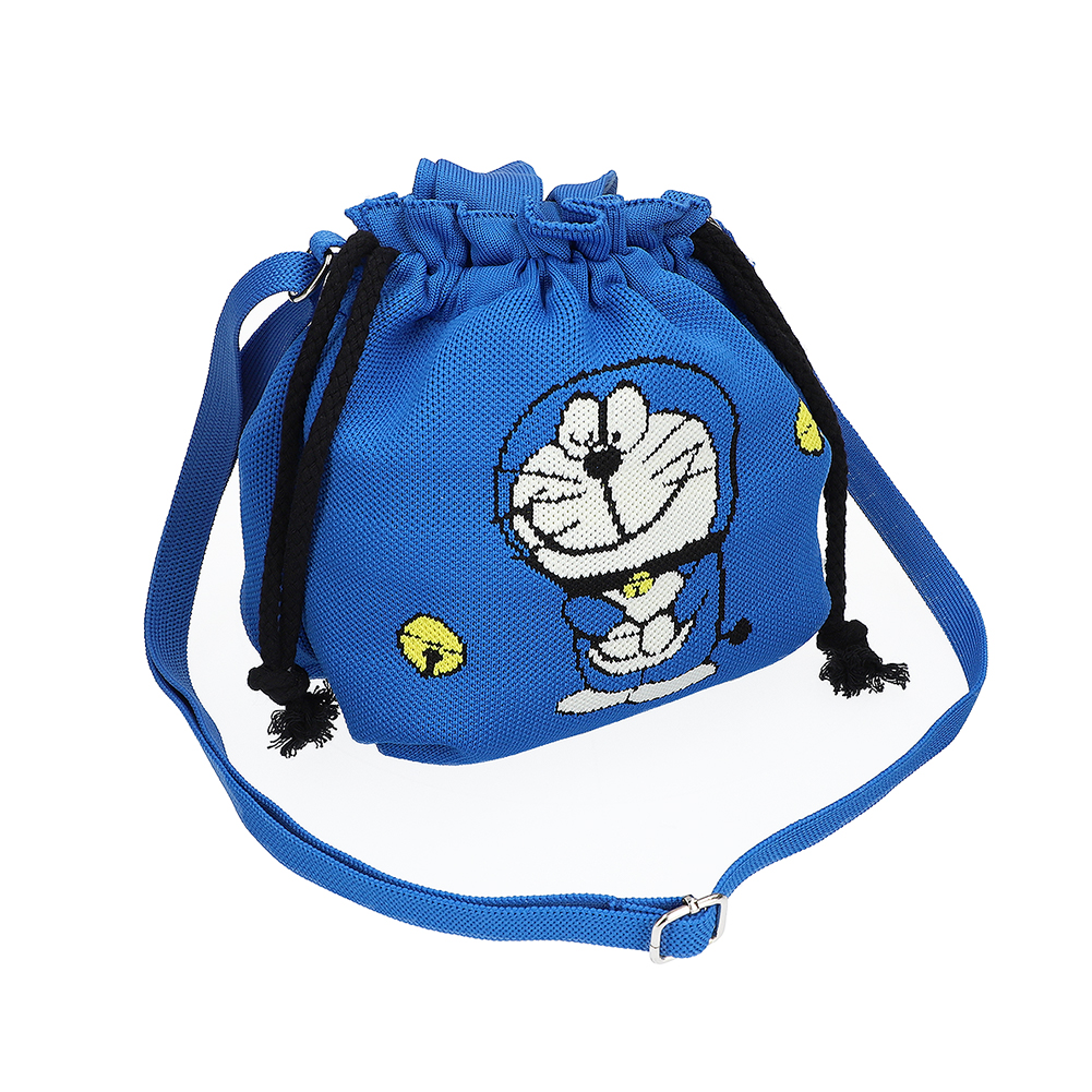 THE DORAEMON STORE オリジナル ニットジャカード巾着バッグ