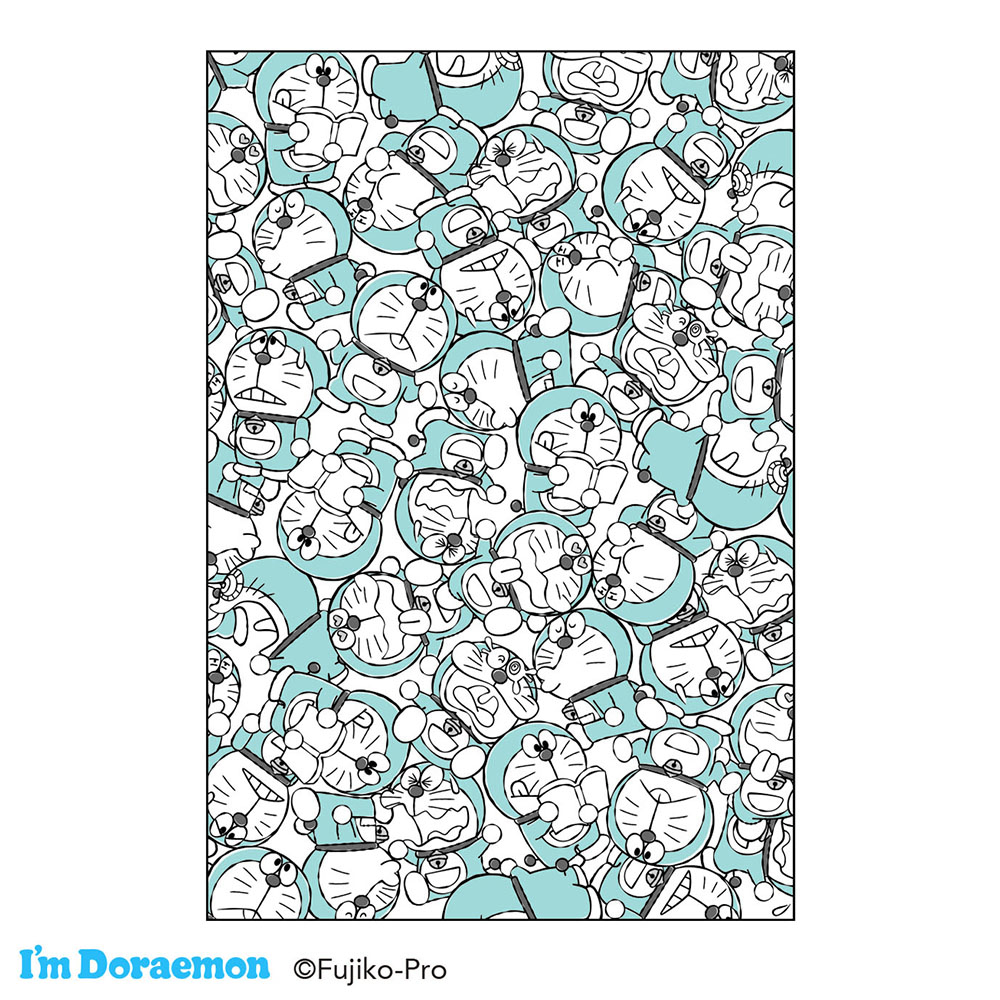 ドラえもん ポストカード（ブルー集合）